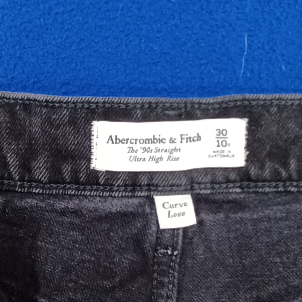 Abercrombie & Fitch Women's High Rise Black Jeans
